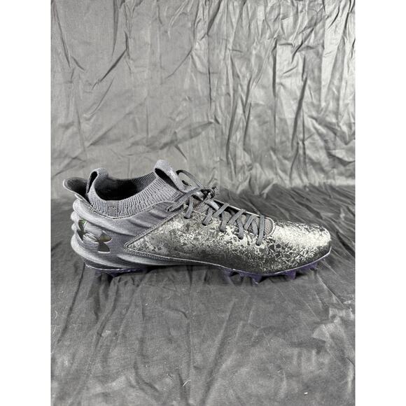 Under Armour Highlight Turf Shoes Mens 14 Football Soccer Cleats Iridescent So - Picture 6 of 11